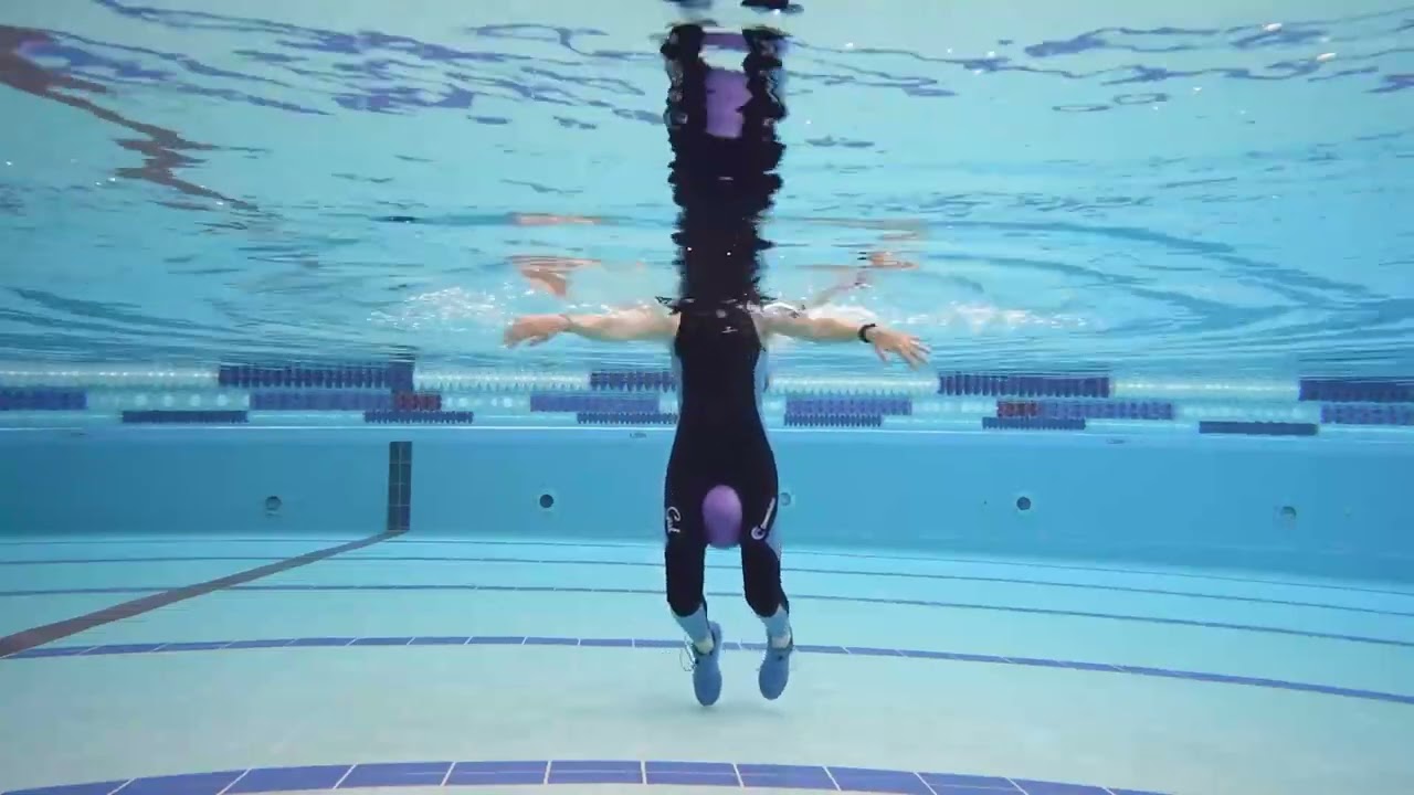 Aquatic exercises with a ball
