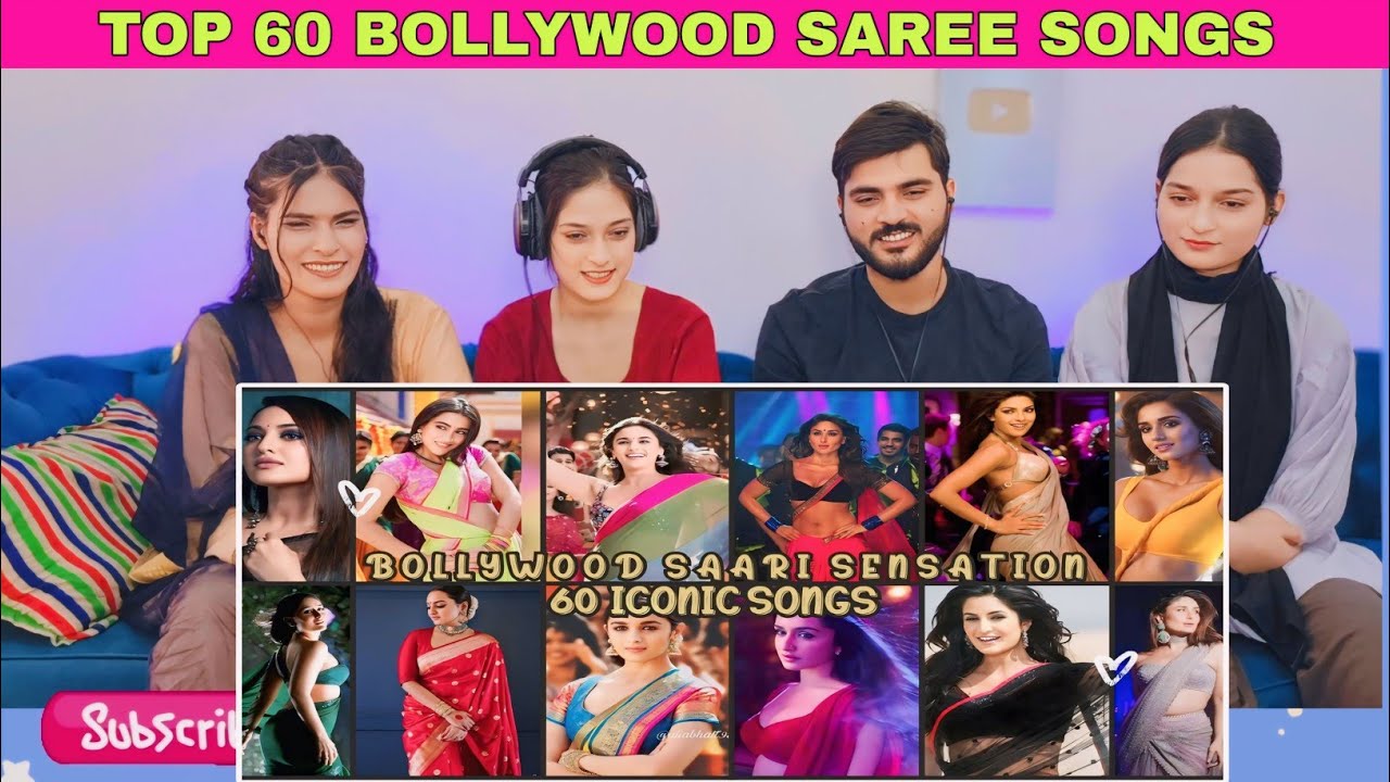 TOP 60 BOLLYWOOD SAREE SONGS_ SAREE WALI BEAUTY_ SAREE DANCE