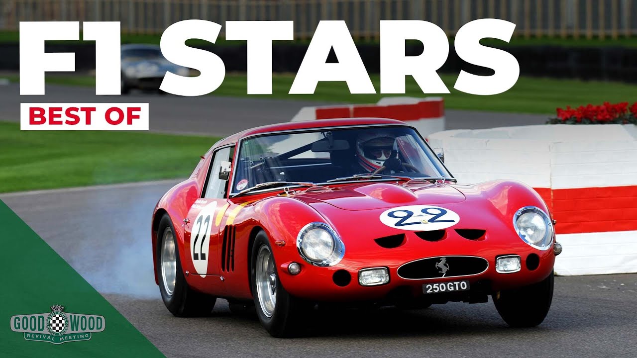 9 F1 drivers racing at Goodwood Revival