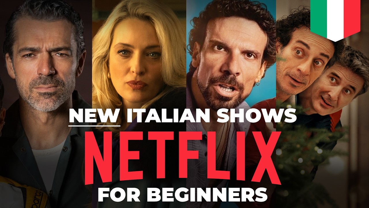 5 NEW Netflix Shows to Learn ITALIAN for Beginners