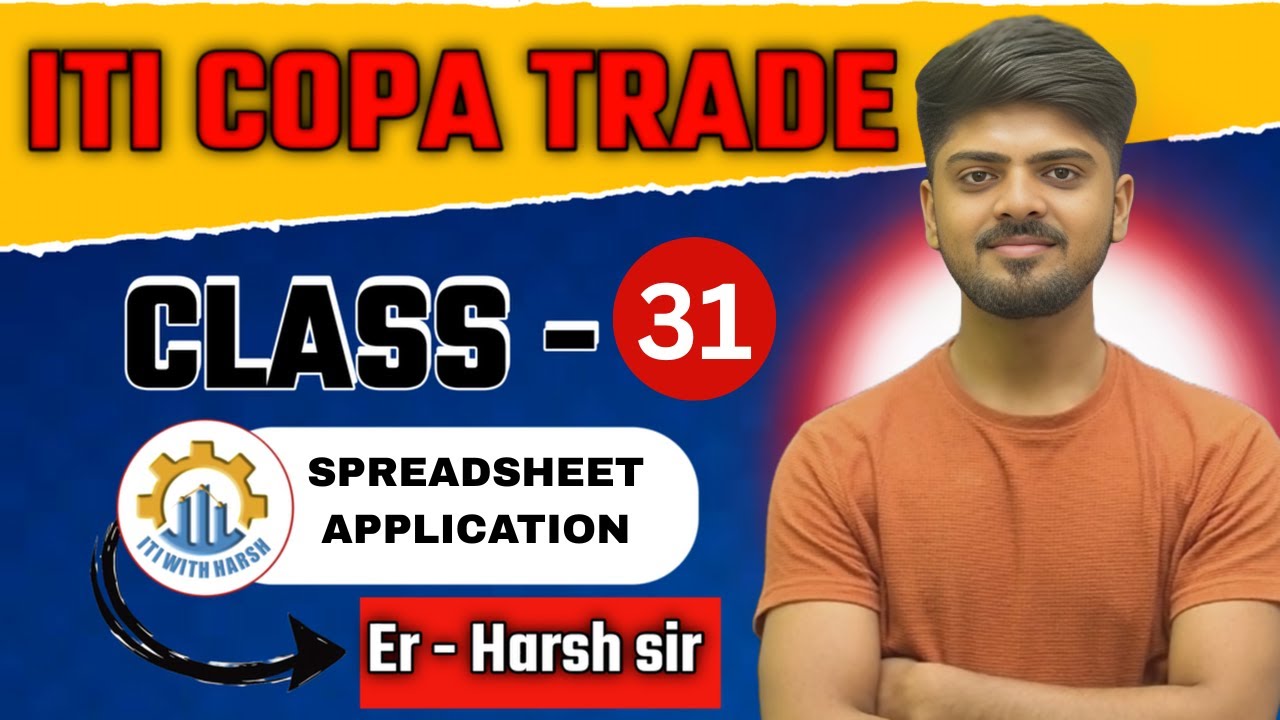 31 MCQ ITI TRADE  COPA / ITI COPA TRADE EXAM PAPER 2025 / COPA CLASSES BY Harsh SIR / iti copa CLASS