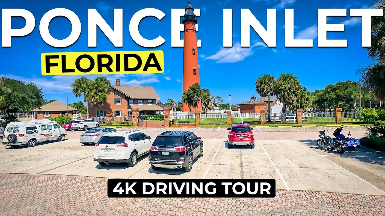 EPIC DRIVE around PONCE INLET, Florida - 4K (Ultra HD) Driving Tour