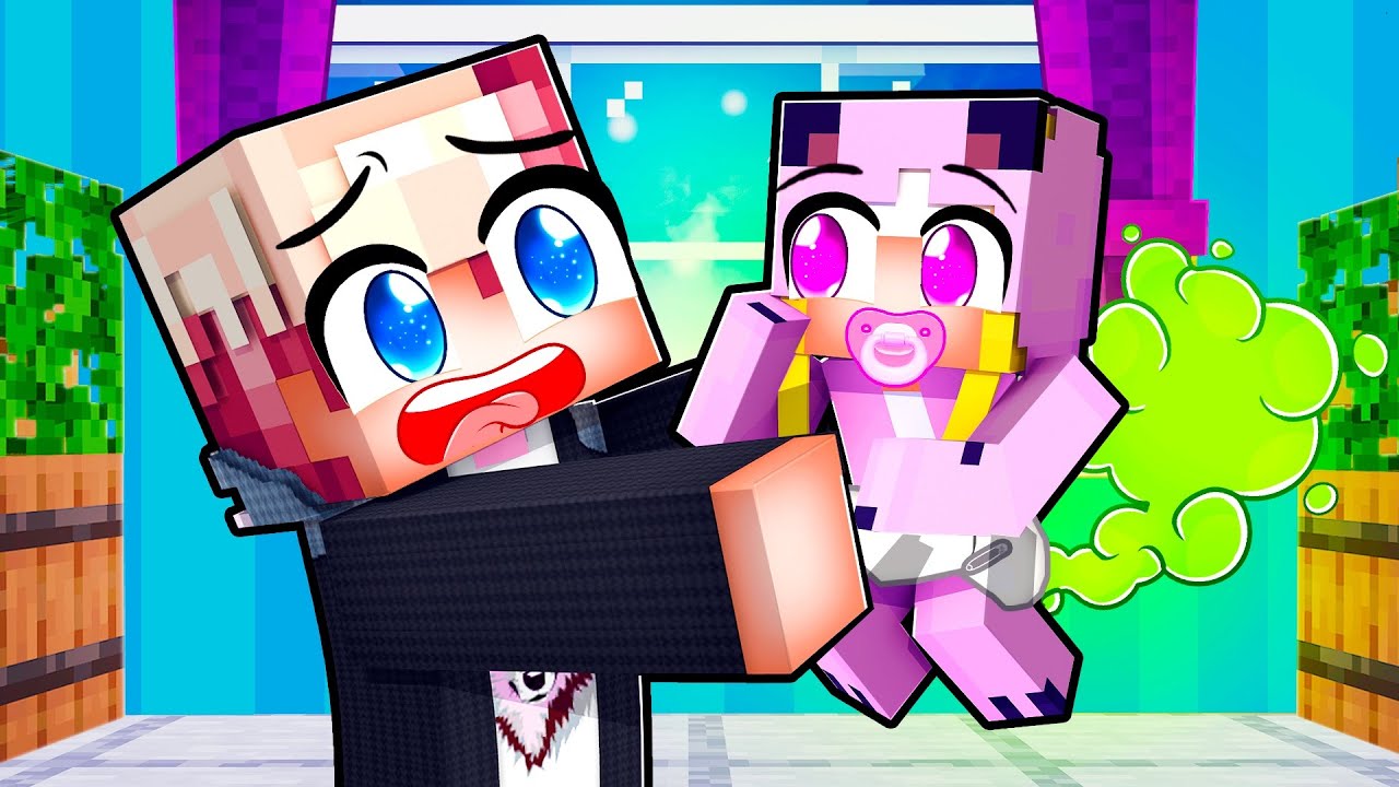 Mein bester FREUND bekommt 1 BABY! 🌸 Minecraft HAUS