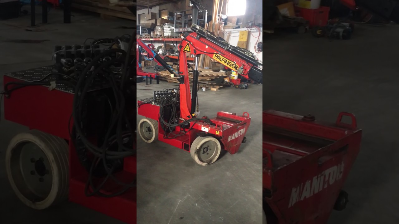 Mini grue, Mini crane, Kran, Manitou