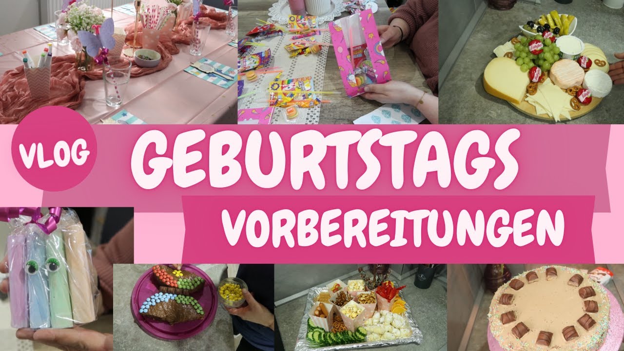 GEBURTSTAGSVORBEREITUNGEN - Mädchen Party, 8 Jahre| XXL Vlog| Team CJ