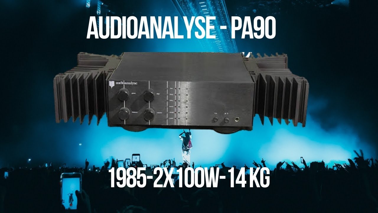 Ampli Audioanalyse PA90 🇫🇷 100W ou 5OW 🤔#ampli  #hifivintage #leclubdemanu