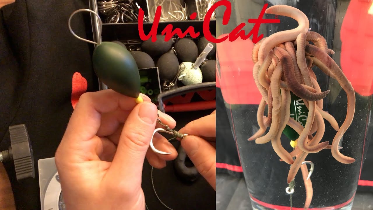 Waller - U-Posenmontage mit dem Worm Clip Pop Up Float
