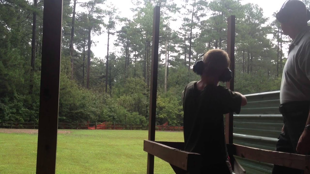 Target practice with the boy scouts.