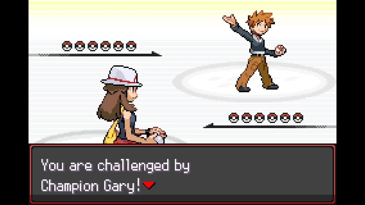 Pokemon Radical Red Champion Gary