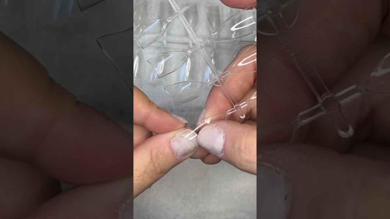 It&rsquo;s super easy to apply half-cover tips! Let me show you how. #nail #tipapplication
