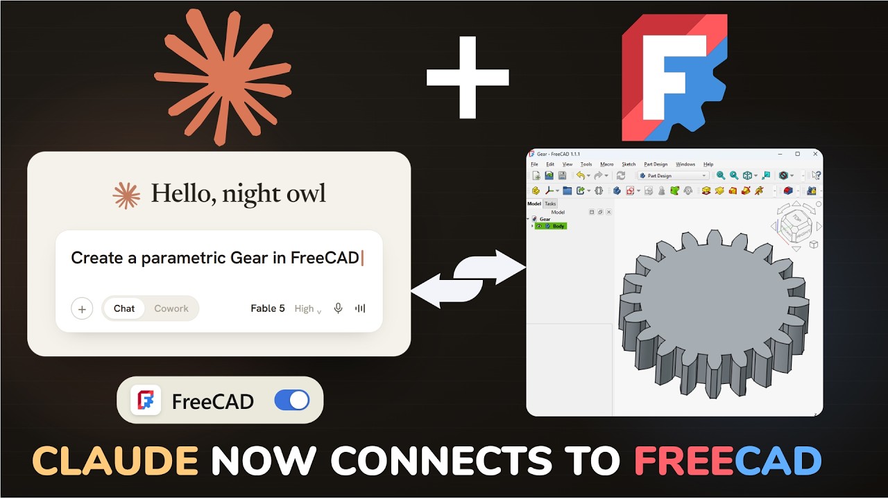 Как подключить Claude AI к FreeCAD &mdash; Полное руководство по настройке MCP (это реально работает!)