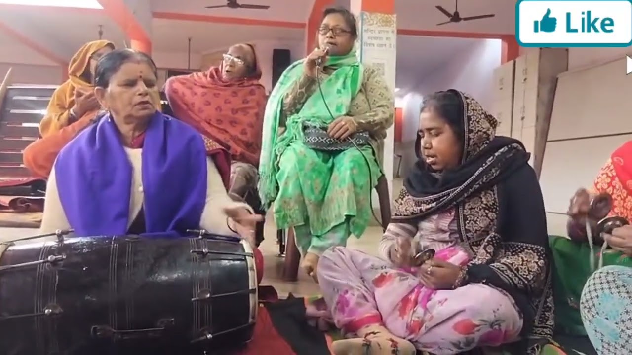 नया भजन मन्दिर कीर्तन में।। संभल#viralvideo #Mrs kaushik ki diary 