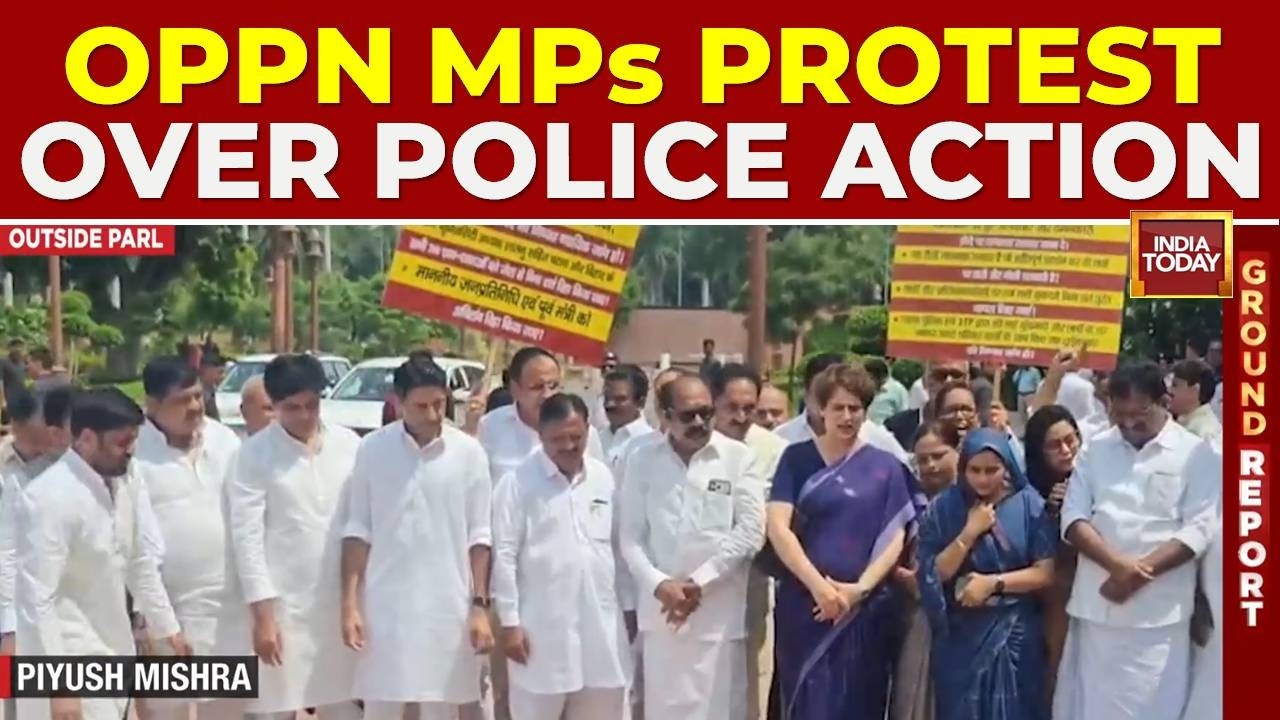 Parliament Stalled As Opposition MPs Protest At Makar Dwar Over Police Action On Student Protesters