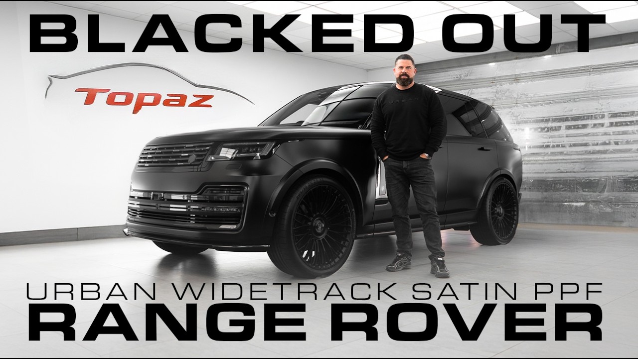 OUR FIRST SATIN BLACK RANGE ROVER WIDETRACK | MATTE PPF CONVERSION BY TOPAZ | URBAN UNCUT S4 EP14