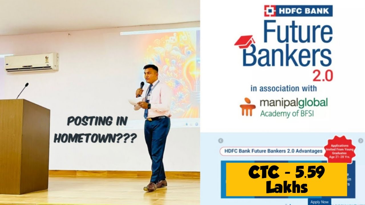 HDFC Bank Future Bankers 2.0 *Complete Program Details* | Watch this before applying.