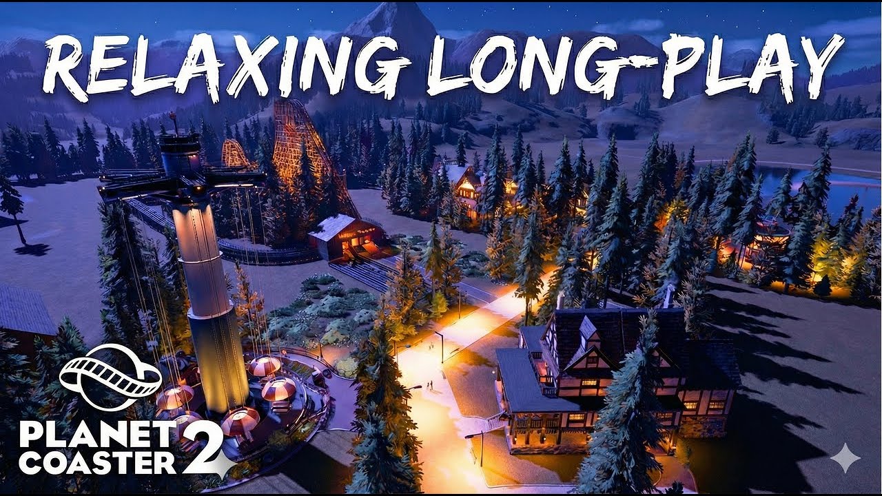 Planet Coaster 2 Relaxing Long-Play | Building a Wilderness Escape Park | Sit Back & Relax