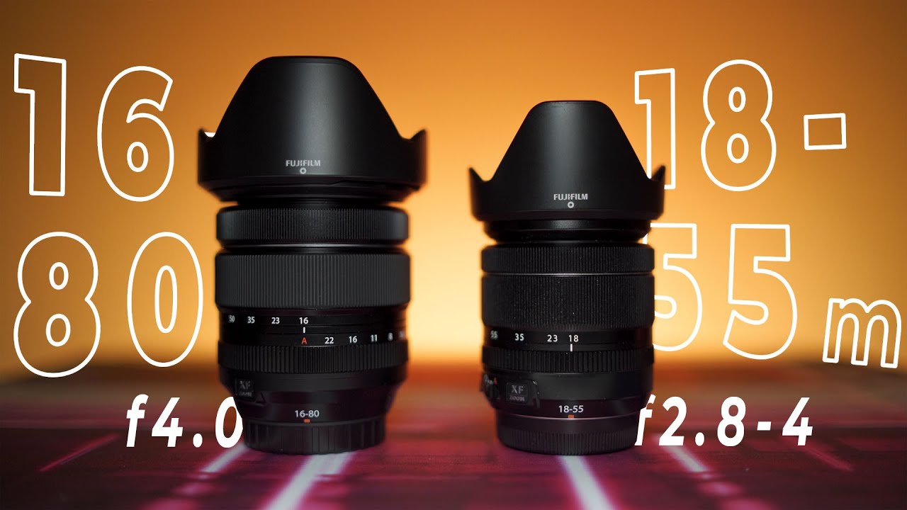 Fujinon 16-80mm f4 VS 18-55mm f2.8-4 | CONFRONTO COMPLETO