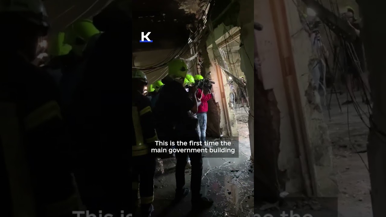 Inside Ukraine&rsquo;s government headquarters after a devastating Russian attack
