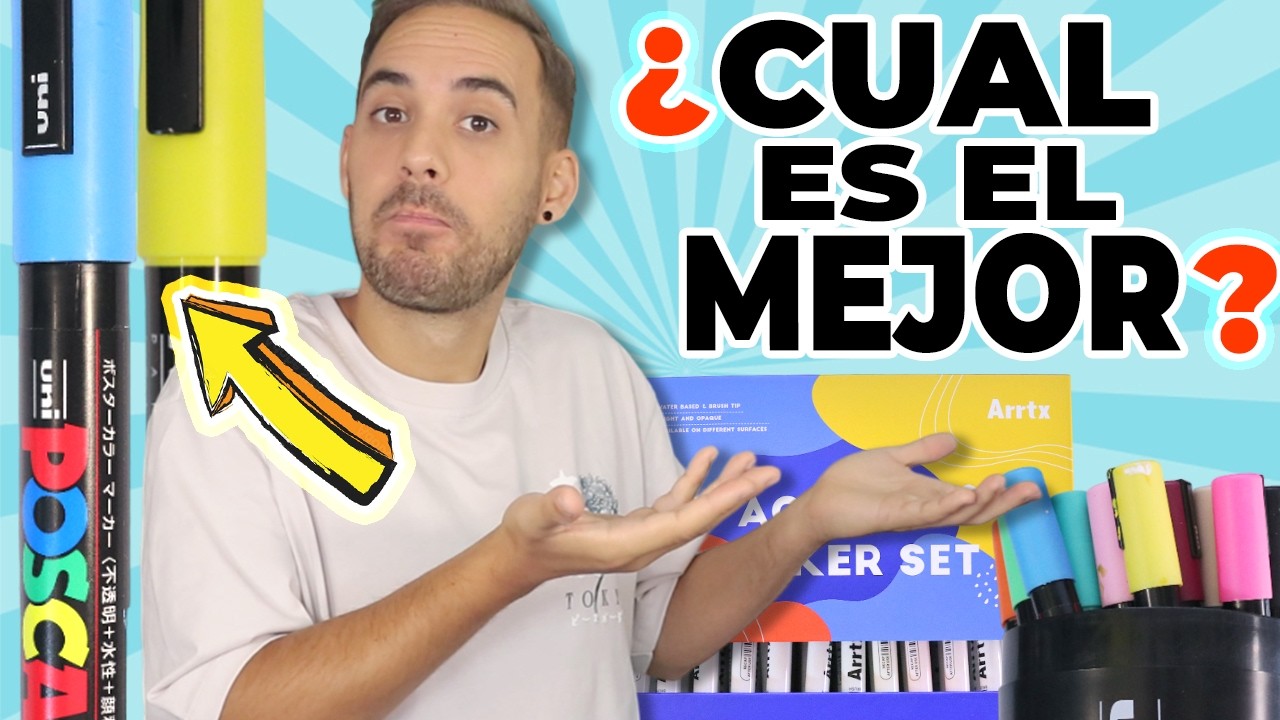 MARCADORES ACRÍLICOS, ¿Cuáles son los mejores?