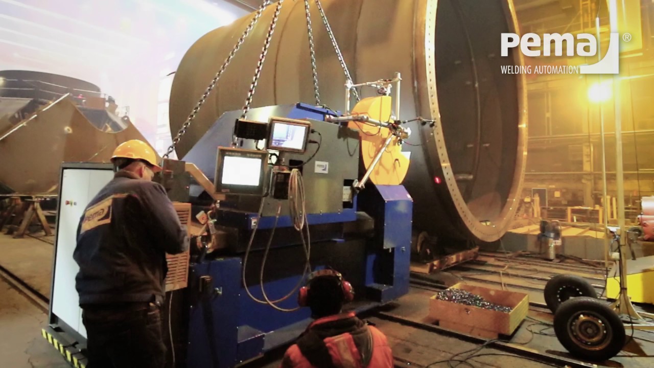 Circular Seam Preparation and Root Opening with PEMA CM 55 Milling Machine