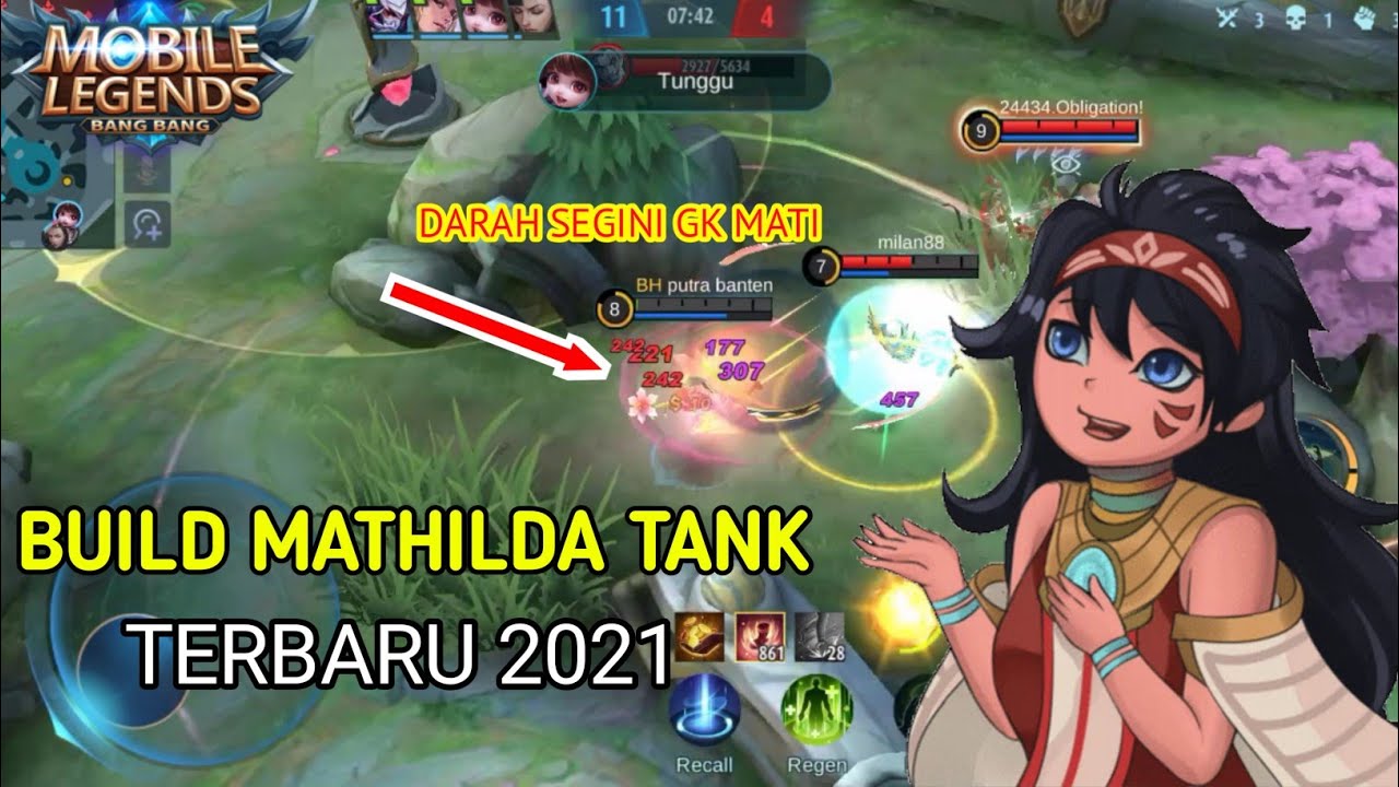 MY BEST BUILD MATHILDA 2021 |GAMEPLAY MATHILDA TANK TERBARU