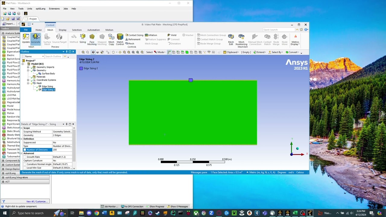 ANSYS FLUENT Flat Plate Tutorial