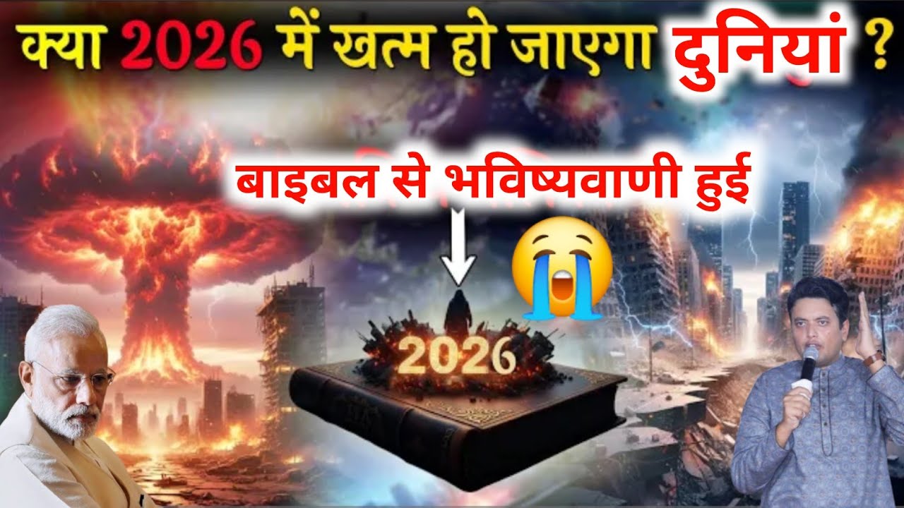 क्या 2026 में खत्म हो जाएगी दुनिया बाइबल से भविष्यवाणी हुई अंकुर नरूला जी की | bigprophecy 
