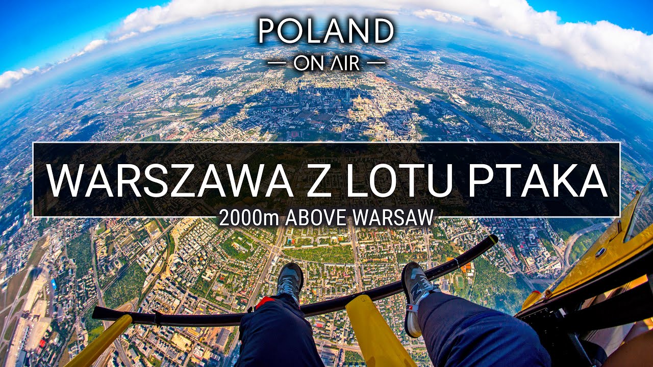 Warszawa z lotu ptaka - 2000m nad miastem | 4K | POLAND ON AIR by Maciej Margas & Aleksandra Łogusz