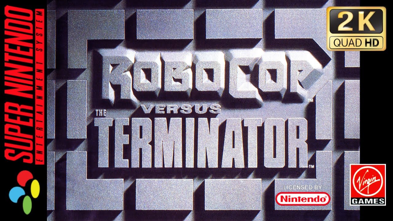 Robocop Versus The Terminator (1993) SNES Longplay