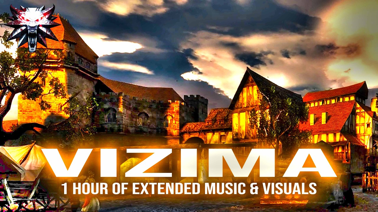 The Witcher - Vizima Trade Quarters - Peaceful Moments (1 Hour)