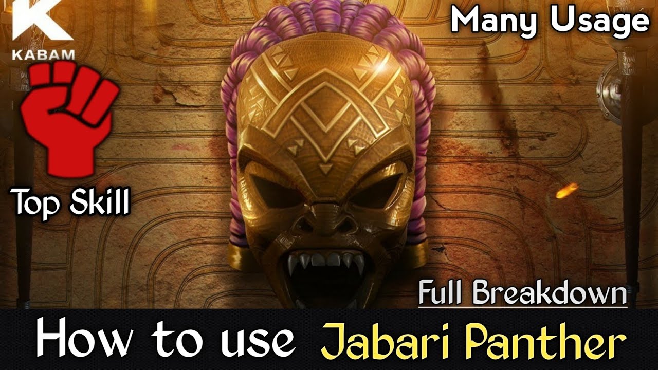 How to use Jabari Panther |Full Breakdown| - Marvel Contest of Champions