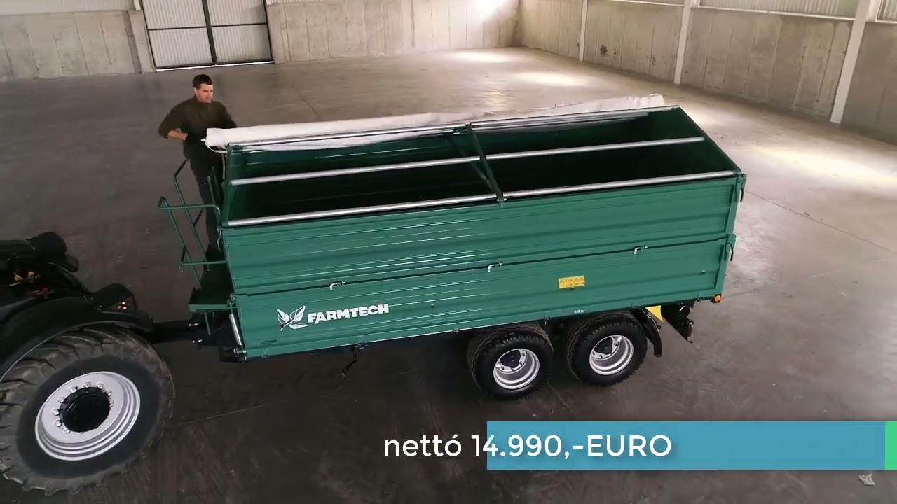 A tandemtengelyes TDK 1500 as t&iacute;pus a Farmtech gy&aacute;r 2020  &eacute;vi AKCI&Oacute;S modellje!