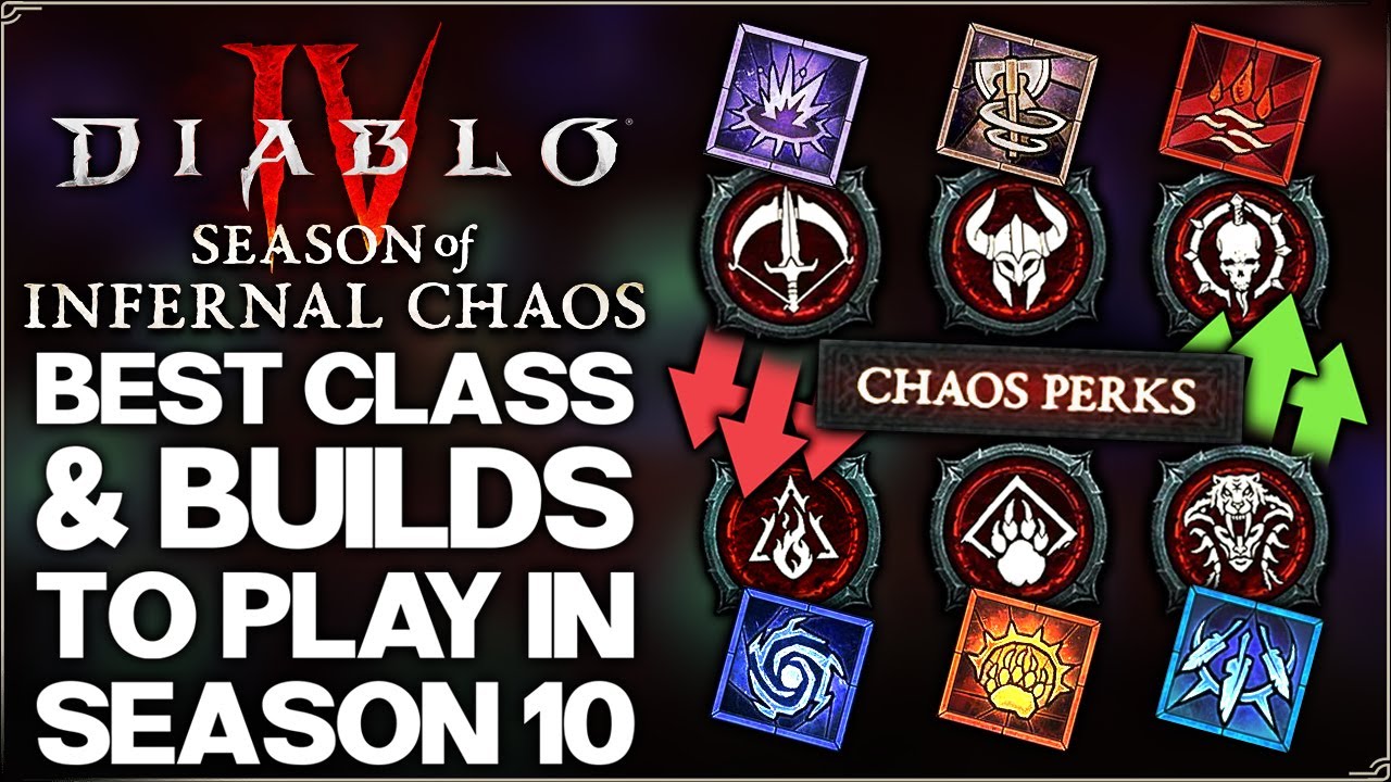Diablo 4 - New Best MOST OP Class in Season 10 - All Classes & Builds Ranked - Build Guide & More!