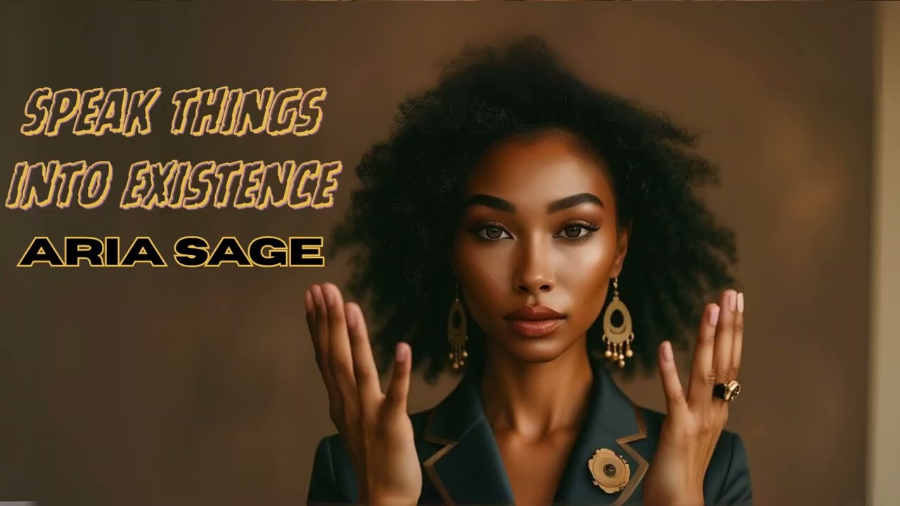 Speaking Things Into Existence - Aria Sage | Neo Soul Manifestation Music & Affirmations