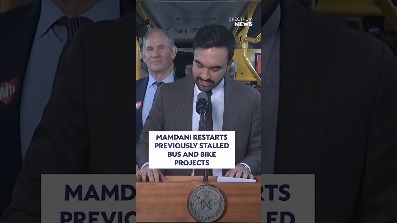 NYC Mayor Mamdani restarts previously stalled bus and bike projects