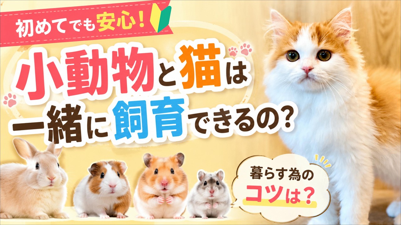 【猫の天敵!?】ハムスターと猫は一緒に暮らせる？小動物のプロに聞いてみた！