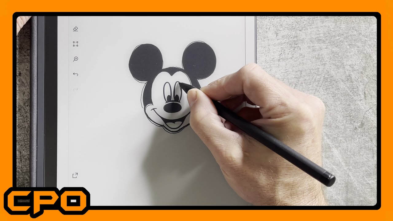 Tracing pictures on Remarkable E Ink Notebook Tablet : HOWTO