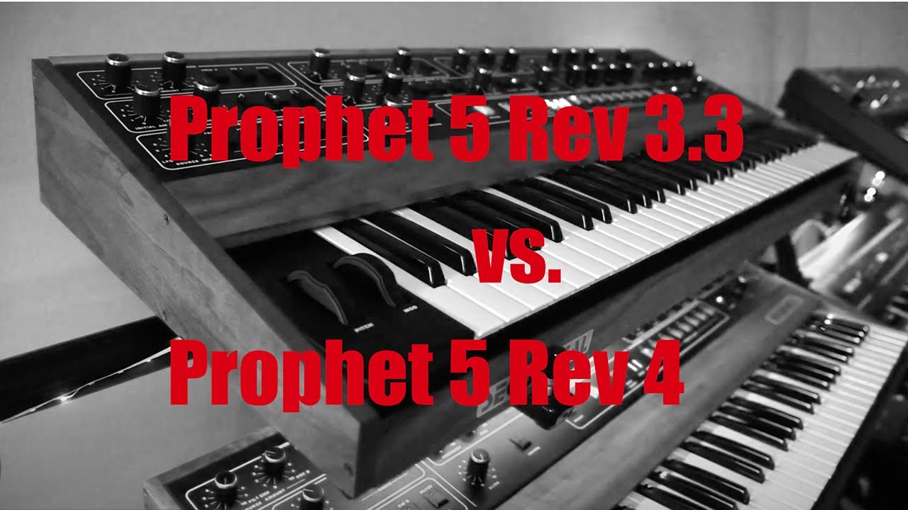 Prophet 5 Rev 3.3 (Vintage) VS. Prophet 5 Rev 4 Compared  WATCH THIS!