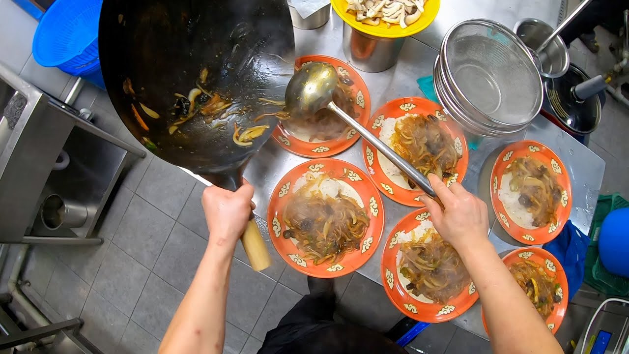 줄서서기다리는 중국집 주방공개 1인칭 시점