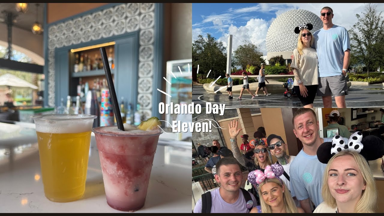 ОРЛАНДО, ДЕНЬ 11 - Время у бассейна на курорте ☀️ | Вечер в Эпкоте 🥰 | Фестиваль еды и вина 😍 | С...