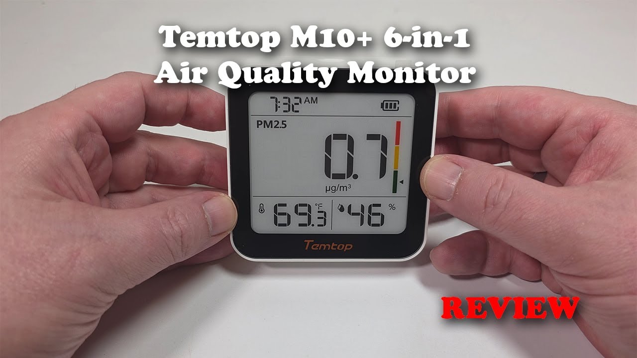 ОБЗОР монитора качества воздуха Tempop M10+ 6-в-1