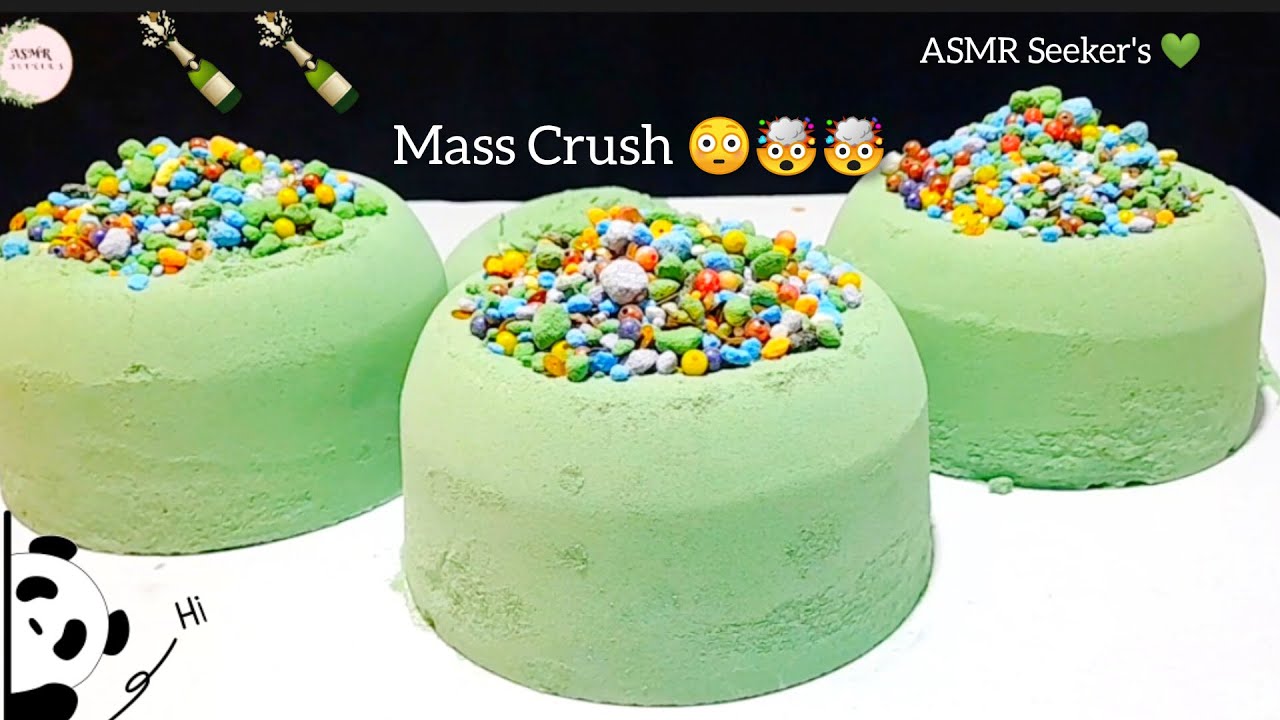 Squeaky ASMR Baking Soda crush | Satisfying video