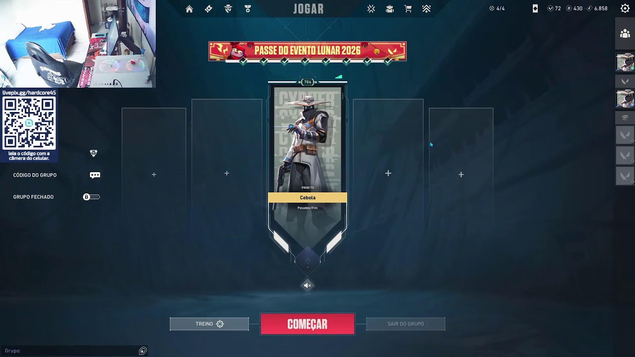 Transmissão ao vivo de Cebola Gamer