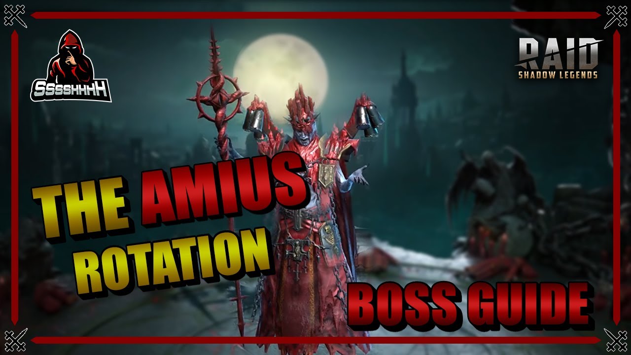 Amius The Lunar Archon Boss Guide - The Amius Rotation - Raid Shadow Legends