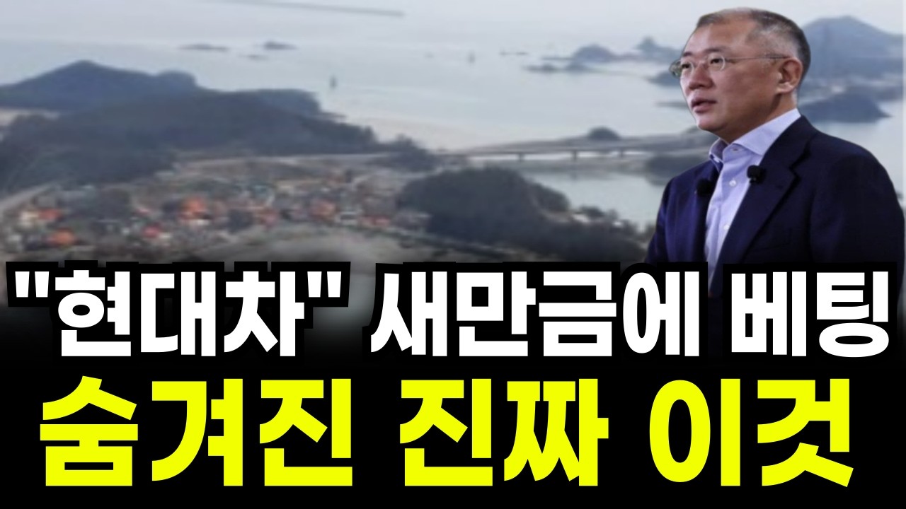 현대차 새만금에 9조 투자,그동안 마음고생한 시민들 소식듣자 울컥한이유