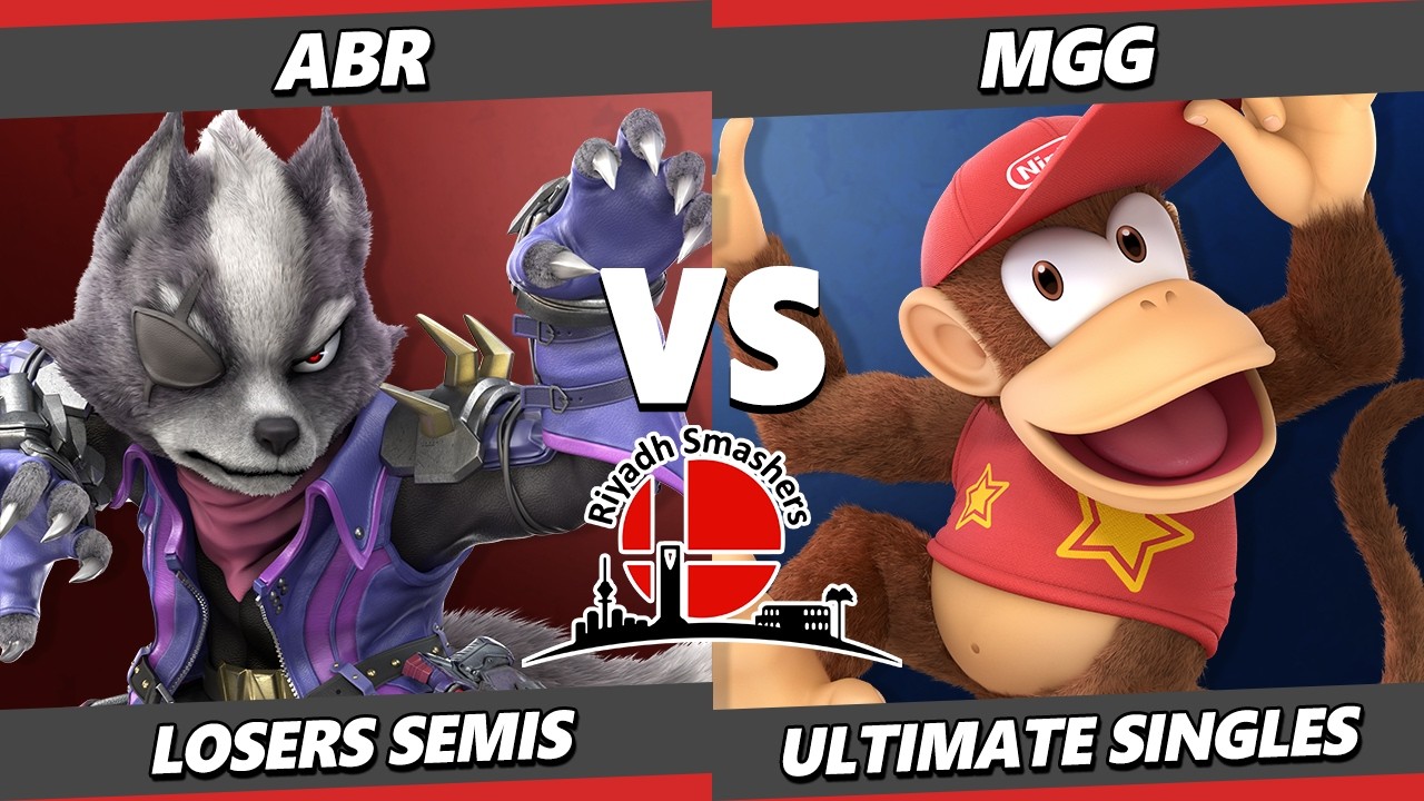 RS Series 171 LOSERS SEMIS - ABR (Wolf, Diddy Kong) Vs. MGG (Diddy Kong) Smash Ultimate - SSBU