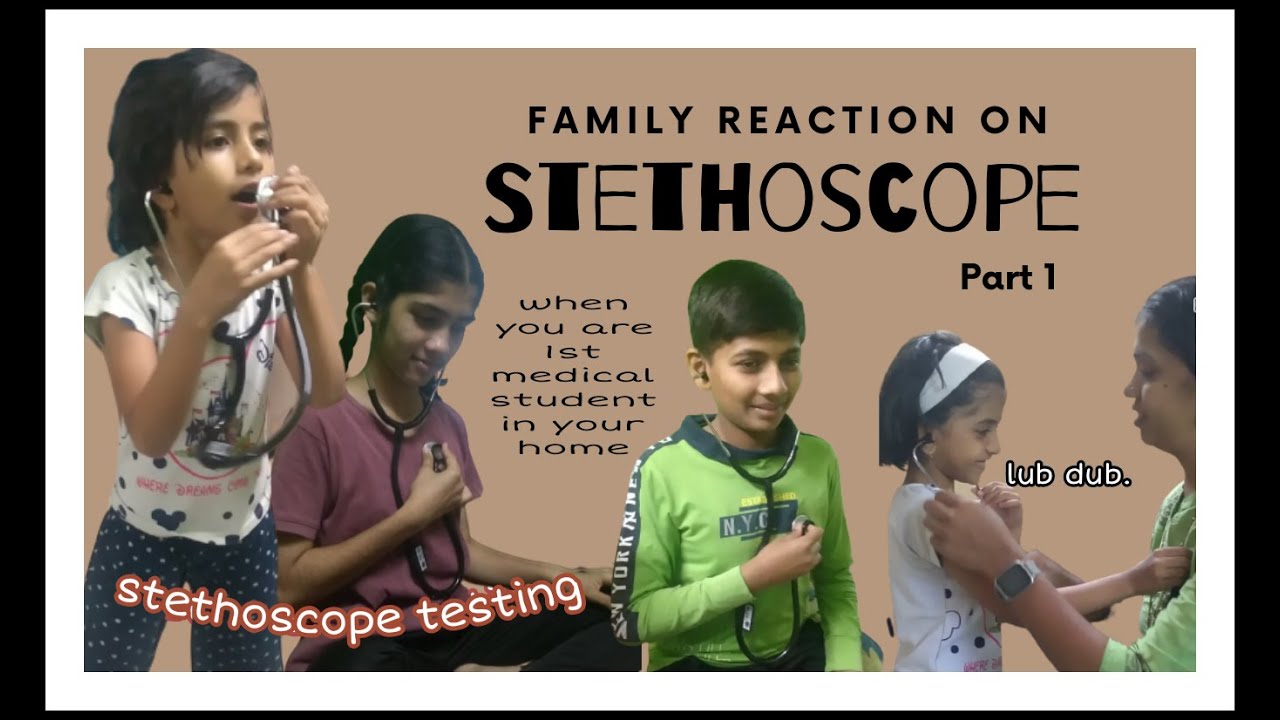 Middle class family reaction on stethoscope 🩺🥼 *funny reaction *😁❤️ PART 1