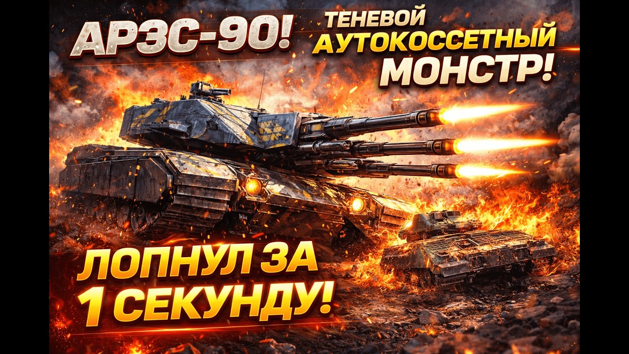 ARES-90 &mdash; ОДНА КАССЕТА = МИНУС ТАНК 💥 #worldoftanks #wot #ares90 #shorts