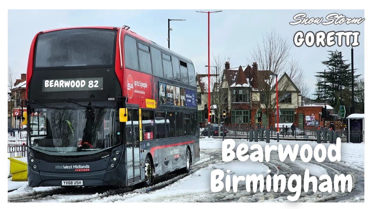 Explore Birmingham by Bus - NXWM Route 82 from Bearwood to Birmingham City Centre