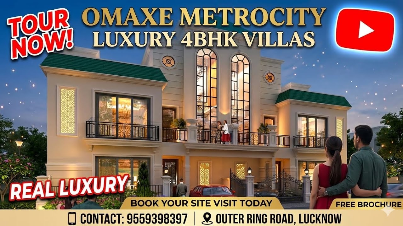 OMAXE METROCITY VILLA @ outer Ring Road Kisaan Path Lucknow Resale Villa Available call 9559398397 